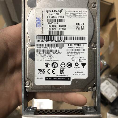 询价-IBM 600GB SAS接口 49Y2048  49Y20