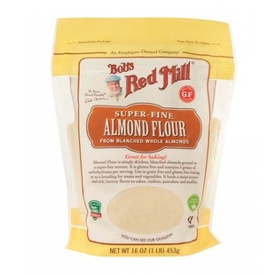 美国Bob's Red Mill鲍勃红磨坊纯杏仁粉无麸质生酮粉Almond Flour