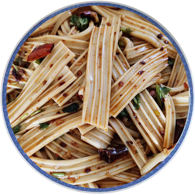 芋头粉皮干货食材凉拌菜卤菜宽粉