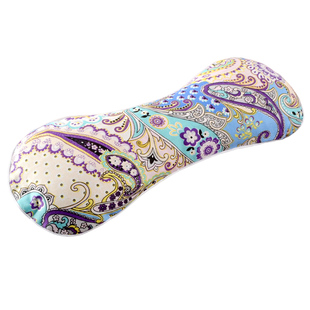 艾草骨头枕艾绒枕头粗布宫廷艾草枕头家用艾灸颈椎枕多功能护颈椎