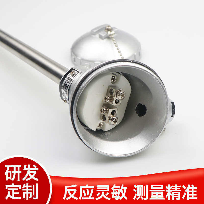 WZP-230/231 PT100铂热电阻/温度传感器固定螺纹热电偶测温棒WZPK