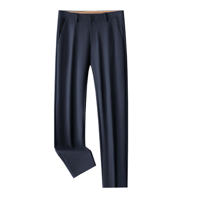 皮尔卡丹高端加绒加厚休闲西裤男