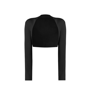 肯豆舞蹈芭蕾健身披肩女瑜伽上衣开衫短外套运动坎肩健身衣长袖新