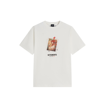 VETEMENTS新款潮流印花T恤