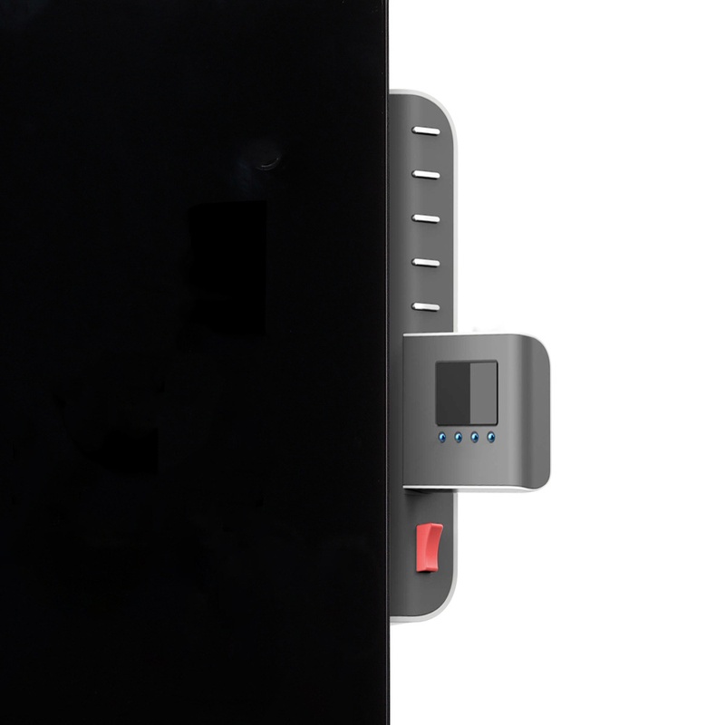 跨境壁挂防水周定时远红外加热对流玻璃碳晶煤改电石墨烯取暖器