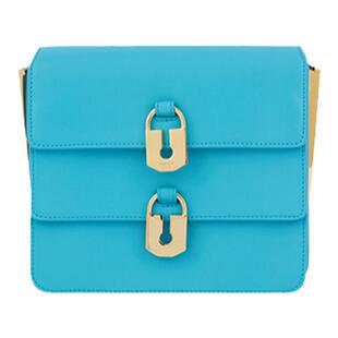 LANCEL/兰姿 IDYLLE中号翻盖单肩斜挎包 同心双锁扣牛皮