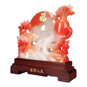 富贵人生招财纳福摆件送礼首选