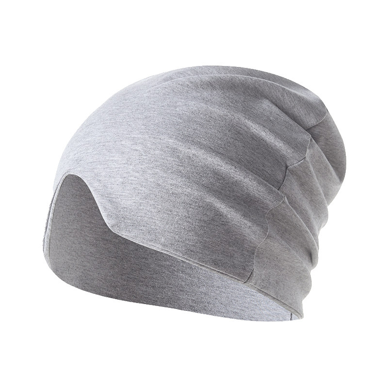 男款睡眠帽晚上睡觉戴的睡帽纯棉大码空调帽秋冬爸爸防风保暖头套