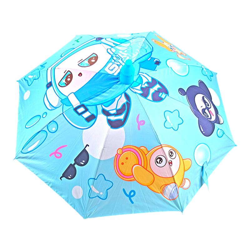 新款幼儿园儿童雨伞半自动