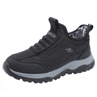 老北京布鞋男士棉鞋2025新款冬季加绒加厚中老年爸爸鞋软底不累脚