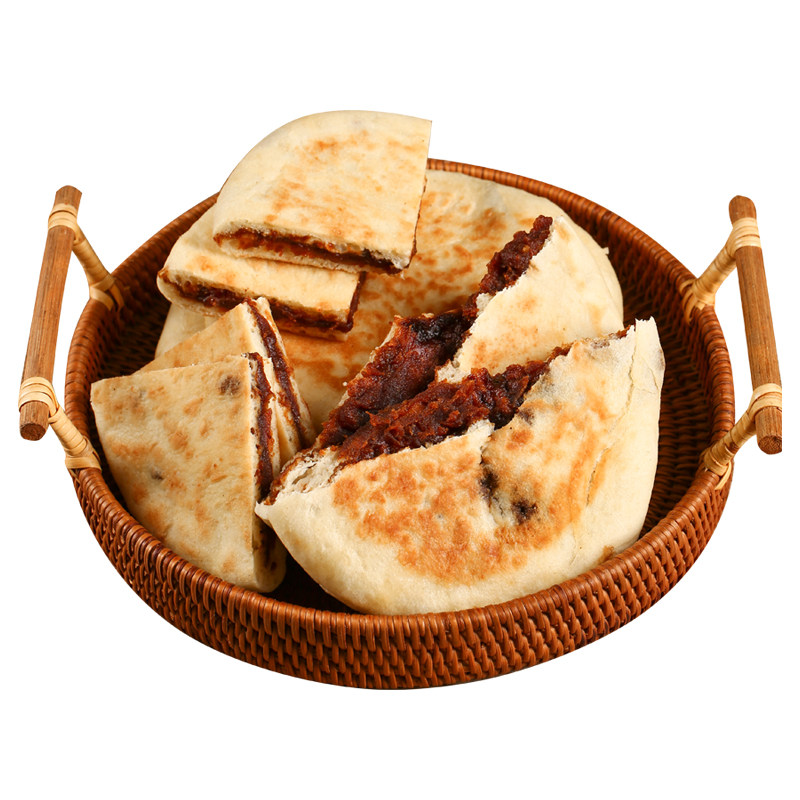 山东无棣手工红糖芯发面烙饼即食