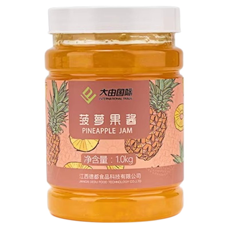 大由国际菠萝果酱1kg含果肉