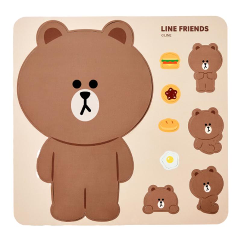 LINE FRIENDS冰箱贴磁吸留言板创意白板便利贴可擦写磁贴记事贴