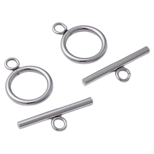 不锈钢项链手链饰品串珠手工diy材料包配件珍珠连接扣头龙虾扣