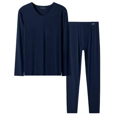 【清货】舒雅秋衣裤男士春秋季薄款柔软莫代尔轻舒裁套装保暖内衣