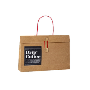 挂耳咖啡包装盒手提牛皮纸袋茶叶包装纸盒饼干糖果点心纸袋包装盒