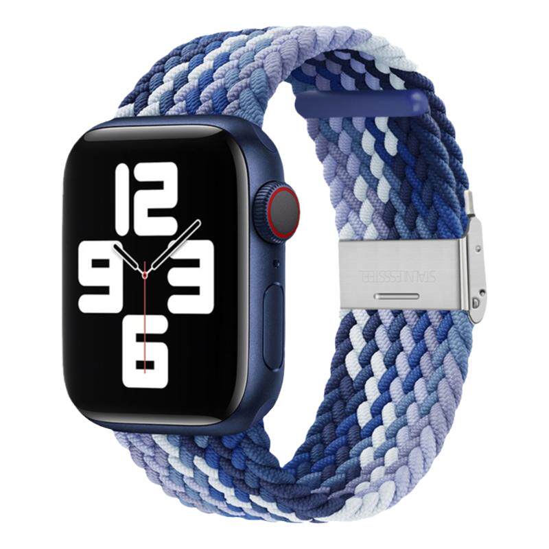 适用iwatch尼龙编织手表带
