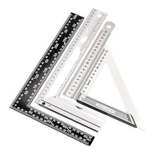 不锈钢直尺刻度尺子钢尺1米15/20/30/50cm加厚钢板尺测量工具绘图