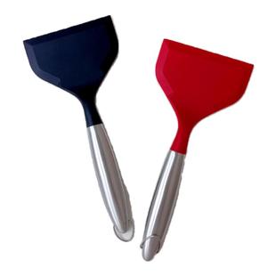 304不锈钢玉子烧硅胶锅铲鸡蛋平底煎饼铲烙饼烹饪家用不粘锅铲子