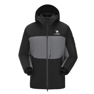 【鹅绒】骆驼户外羽绒服冬季女款男款防泼水防风加厚鹅绒冲锋衣