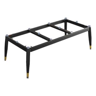 轻奢茶几桌腿支架矮桌子脚岩板电视柜支撑架子腿铁艺桌脚金属底座