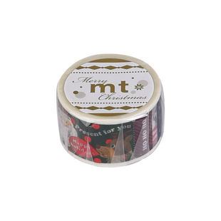 日本MT强粘性大卷纸胶带2025圣诞限定款手帐素材装饰文具手账贴纸