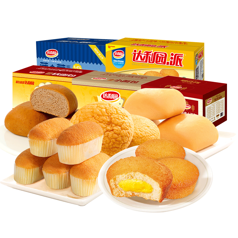 达利园蛋黄派多款早餐蛋糕软面包营养糕点休闲小吃零食下午茶充饥