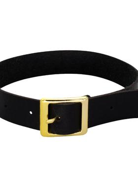 pu皮金属女个性独特黑色红色项圈