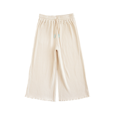 ILOVEJ女童白色阔腿裤