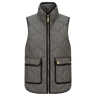 【远红外发热】Scofield女装90鹅绒休闲立领羽绒背心2025秋冬新品