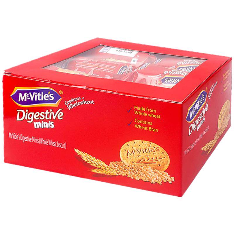 Mcvities麦维他全麦消化饼干390g燕麦粗粮酥脆代餐早餐饱腹