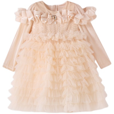 小女孩生日派对礼服公主裙