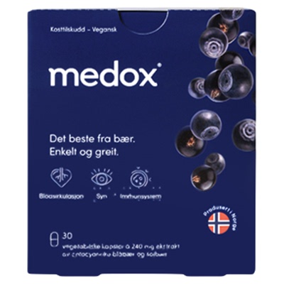 medox天然越橘花青素护眼80mg