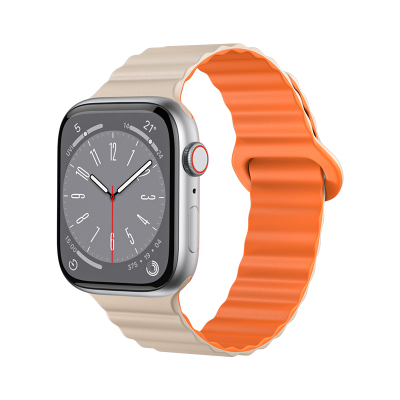新款iwatch硅胶磁吸手表带