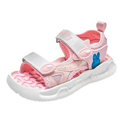 露趾凉鞋Miffy魔术贴公主女童