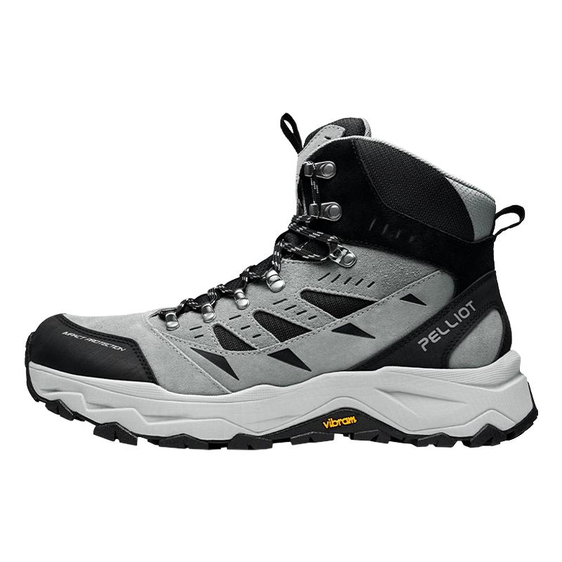【MT-山岩2.0】伯希和户外高帮冬季登山鞋女Vibram防滑徒步鞋男