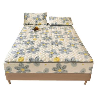 A类抗菌牛奶绒夹棉床笠