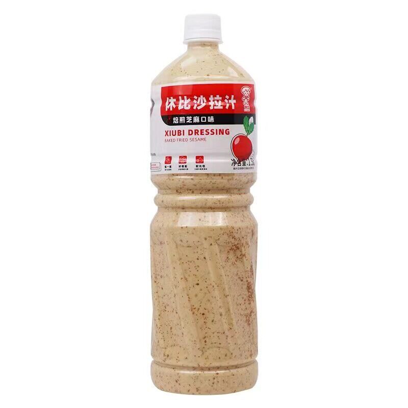 休比沙拉汁芝麻口味1.5l培煎