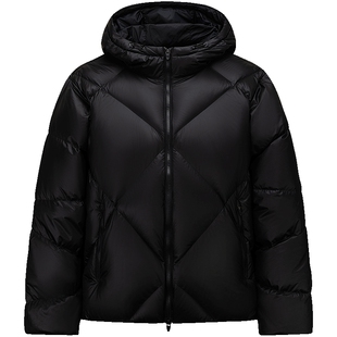 安踏短款运动羽绒服男夏季新款防泼水保暖棉服黑色外套152547938