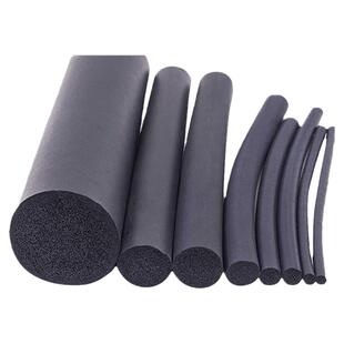 三元乙丙发泡圆条EPDM橡胶海绵弹性密封条电柜密封O型圆形条