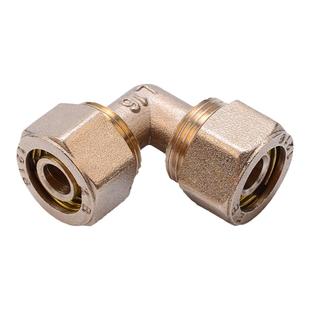 天一 金牛铝塑管卡套式弯头 1216 1620内丝外丝弯头配件管件接头