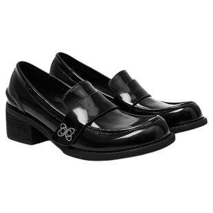 【梁洁同款】ANN ANDELMAN  25新款女士粗跟乐福鞋豆豆鞋 301286