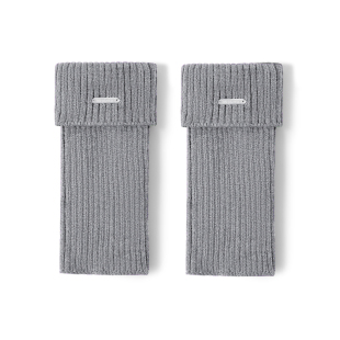 JKN灰色袜套女堆堆袜秋冬季配雪地靴加厚保暖腿套小腿袜配鲨鱼裤