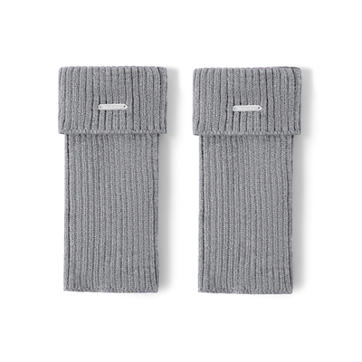 灰色袜套女堆堆袜秋冬配雪地靴