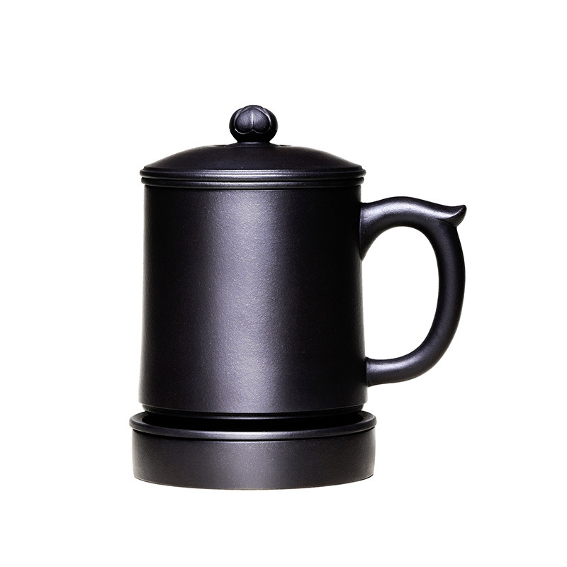 宜兴紫砂杯男士高档办公泡茶杯子