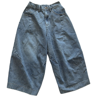 版型超好看的牛仔裤女款宽松春季潮九分裤子2026新款今年流行爆款