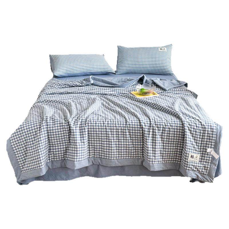 Zinghome/自然醒色织水洗棉棉花夏被子被芯