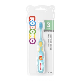 小狮王进口三阶段2-6岁儿童牙刷软毛细毛护龈学龄前乳牙期防滑1支