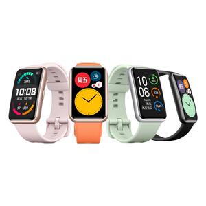 适用华为Watch Fit4pro手表带FIT3手环fit5pro纯色硅胶腕表带fit2智能fitnew运动透气腕表链男女原装配件