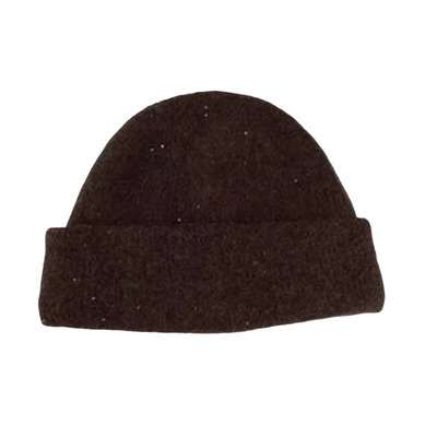 德芬妲帽子女秋冬新款加厚保暖大头显脸小针织堆堆帽时尚百搭冷帽